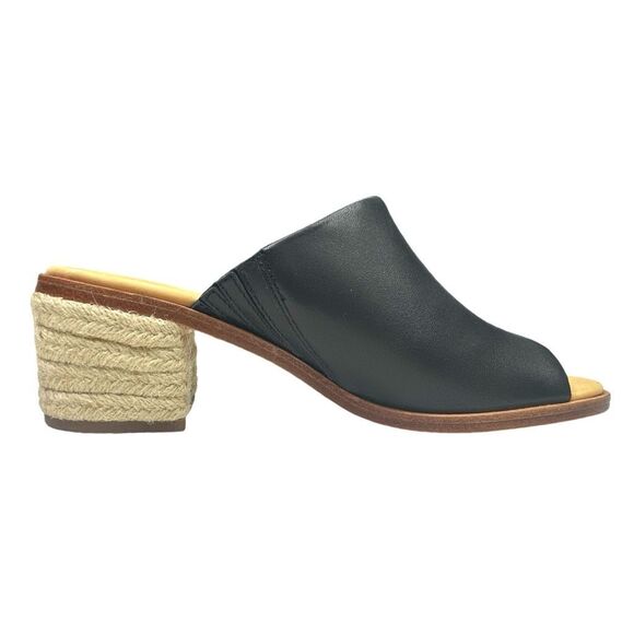 Soludos Black Leather Capri Mule Shoes - Size 8 - Picture 4 of 11